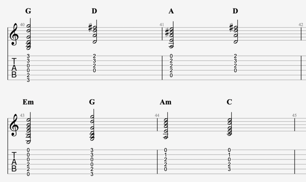 Other Chord Change Exercises 1